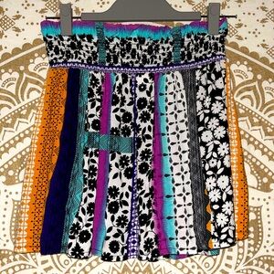 “JOE B” BY JOE BENBASSET LADIES MULTICOLOR FLORAL SKIRT…SIZE LARGE